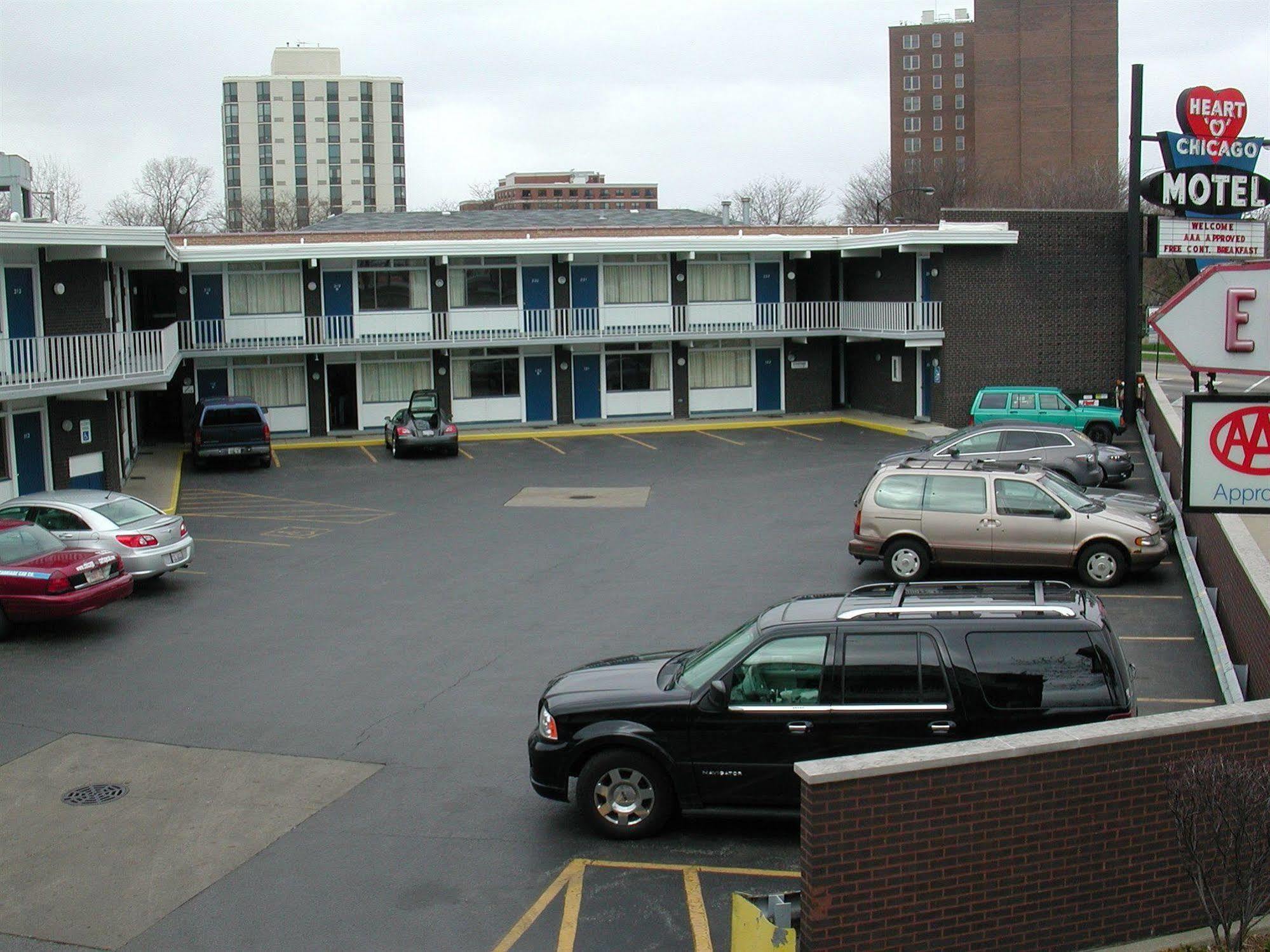 Heart O' Chicago Motel Exterior foto